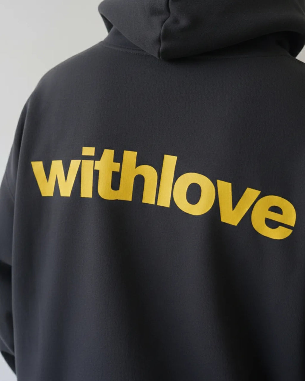 The WithLove Hoodie | Yellow Contrast Fleece