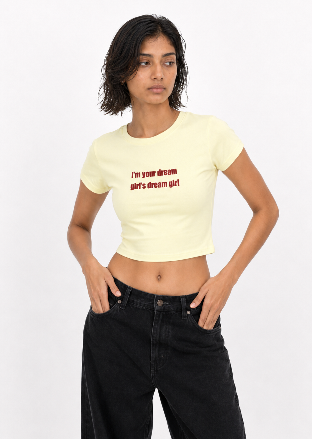 Dream Girl Baby Tee – Butter Yellow