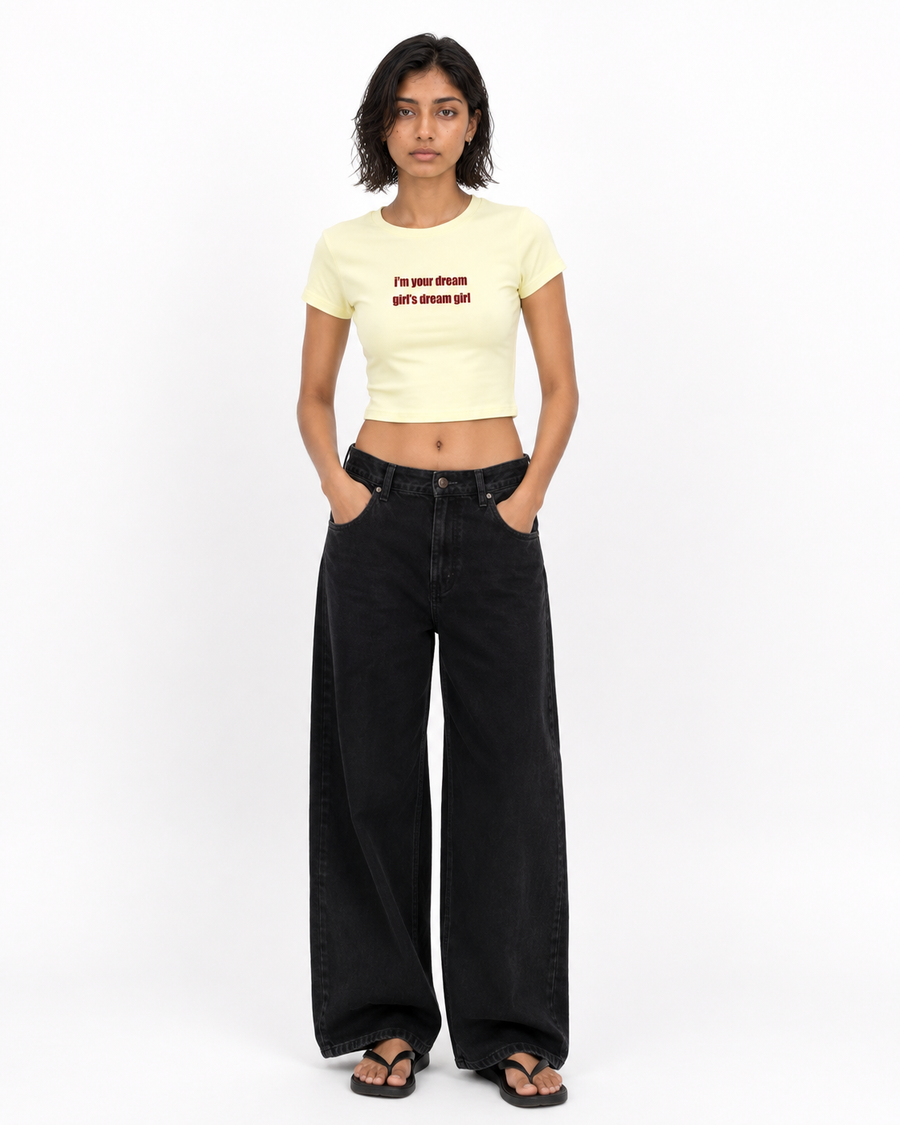 Dream Girl Baby Tee – Butter Yellow