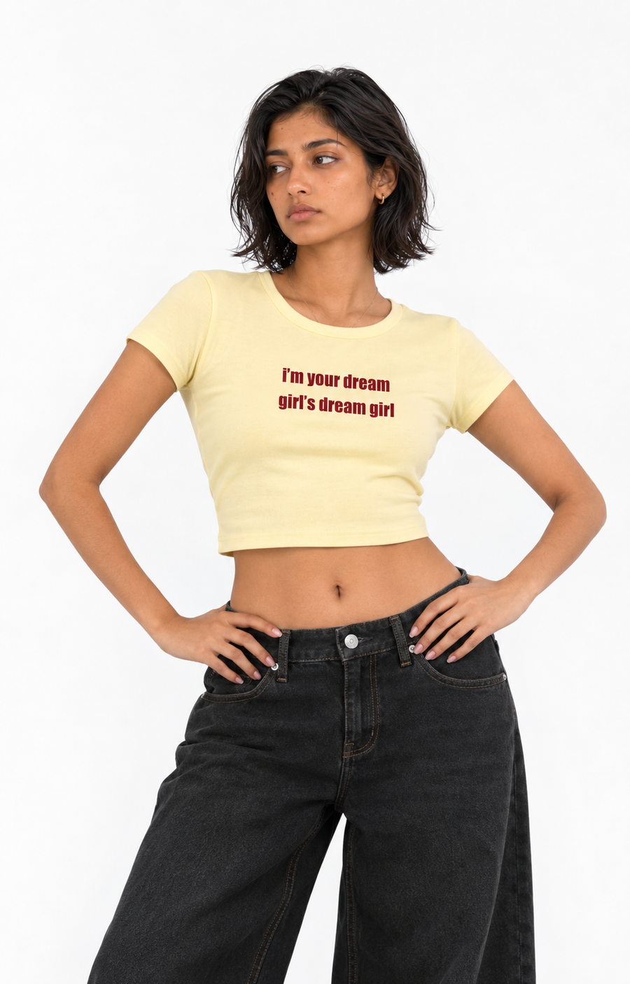 Dream Girl Baby Tee – Butter Yellow