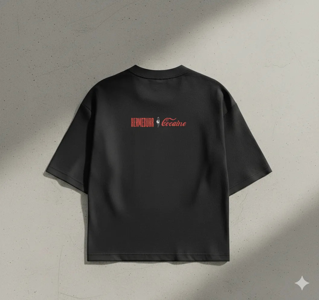 Subversive Graphic Oversized Tee | The Cola Parody