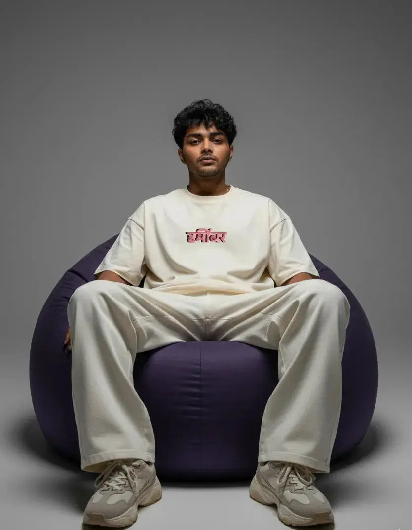 Vintage Bollywood Streetwear | Kaajal Frame Oversized Tee My Store