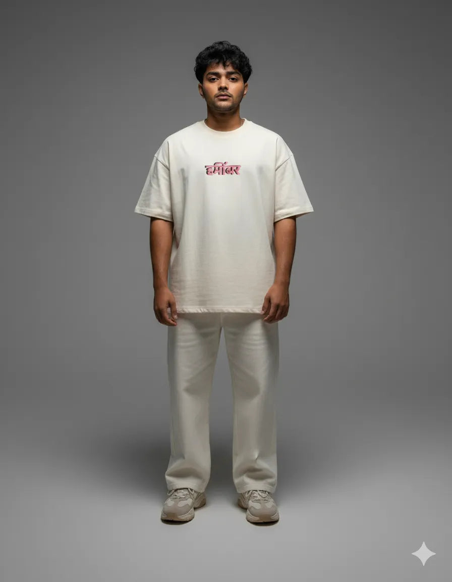 Vintage Bollywood Streetwear | Kaajal Frame Oversized Tee