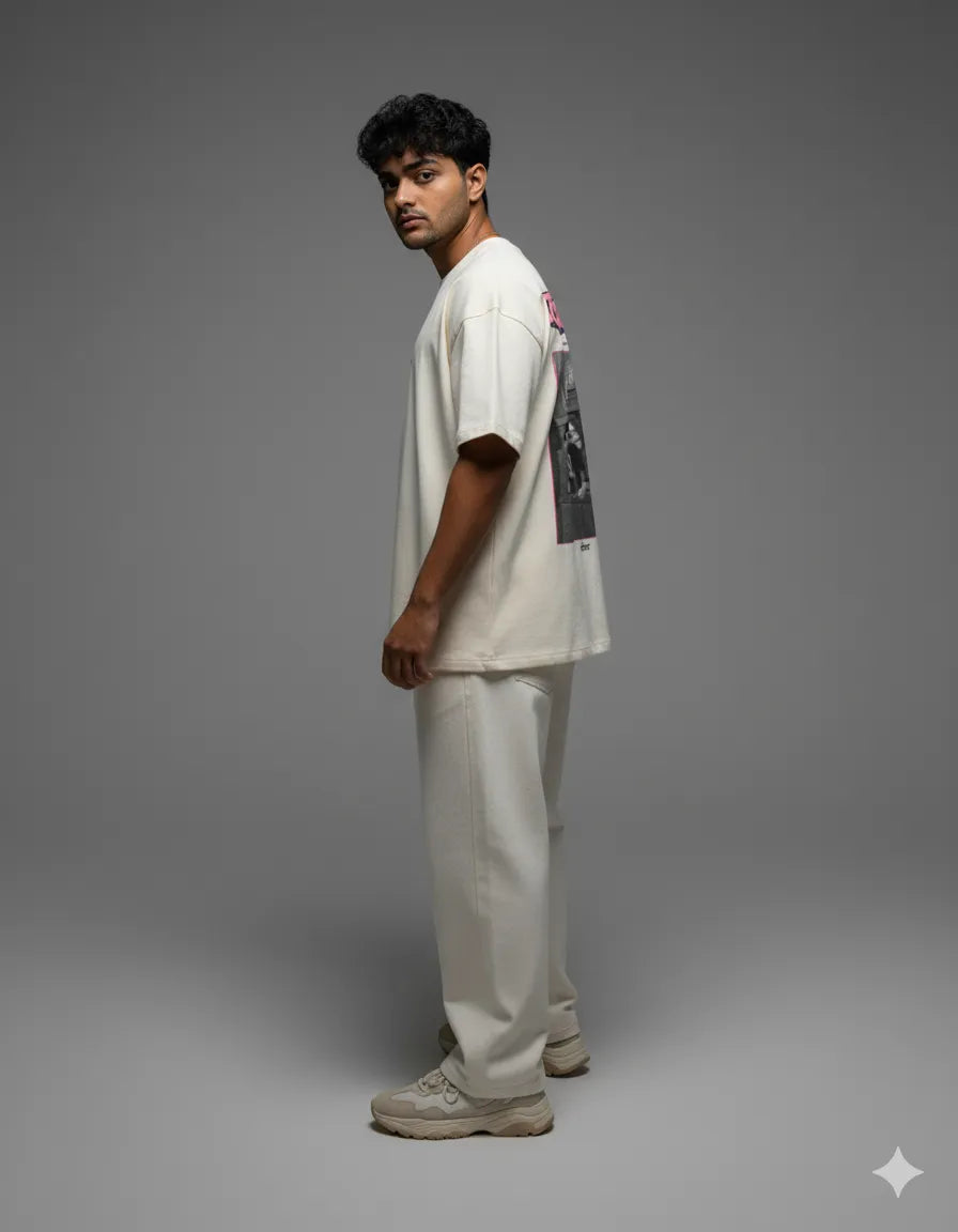 Vintage Bollywood Streetwear | Kaajal Frame Oversized Tee