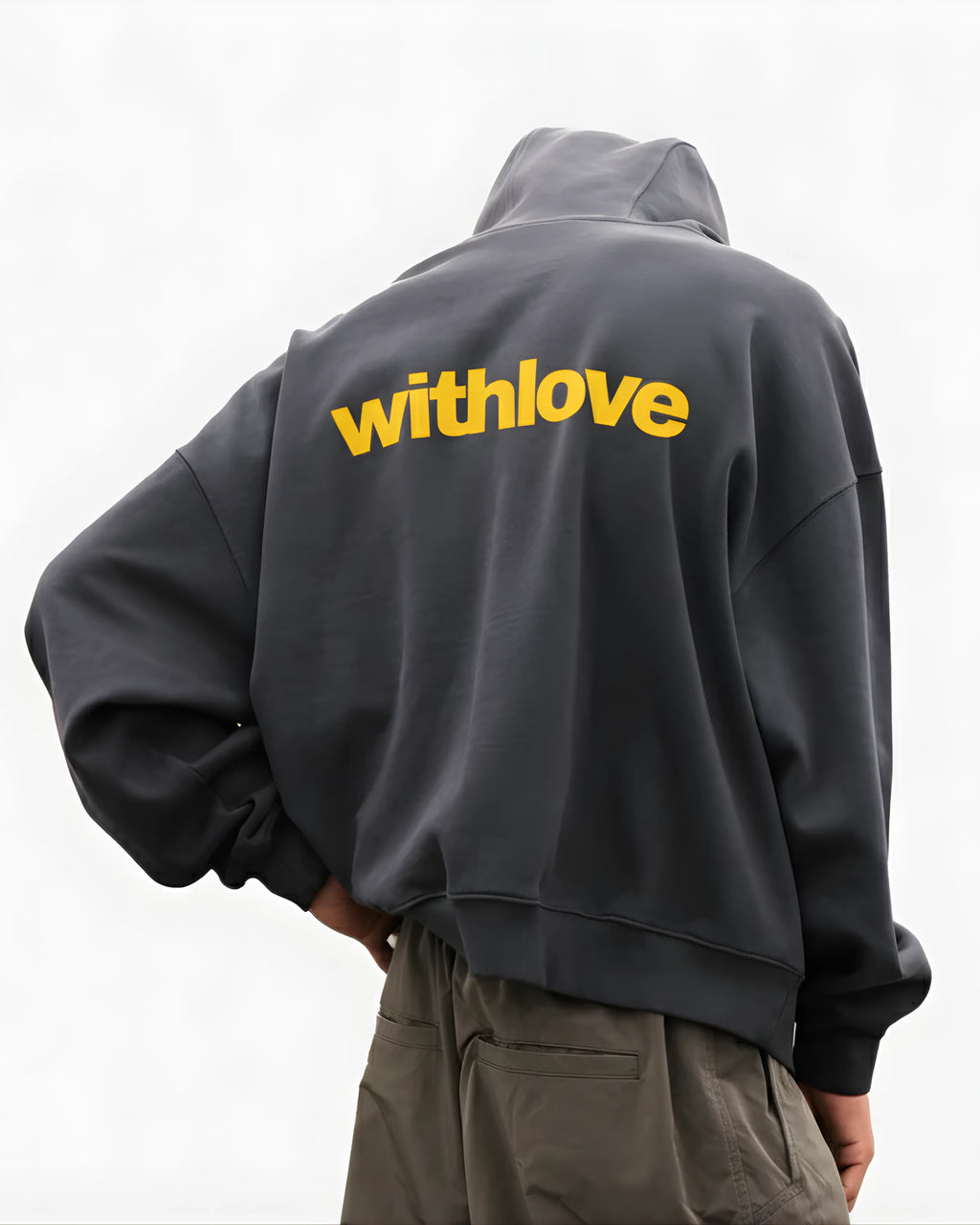 The WithLove Hoodie | Yellow Contrast Fleece