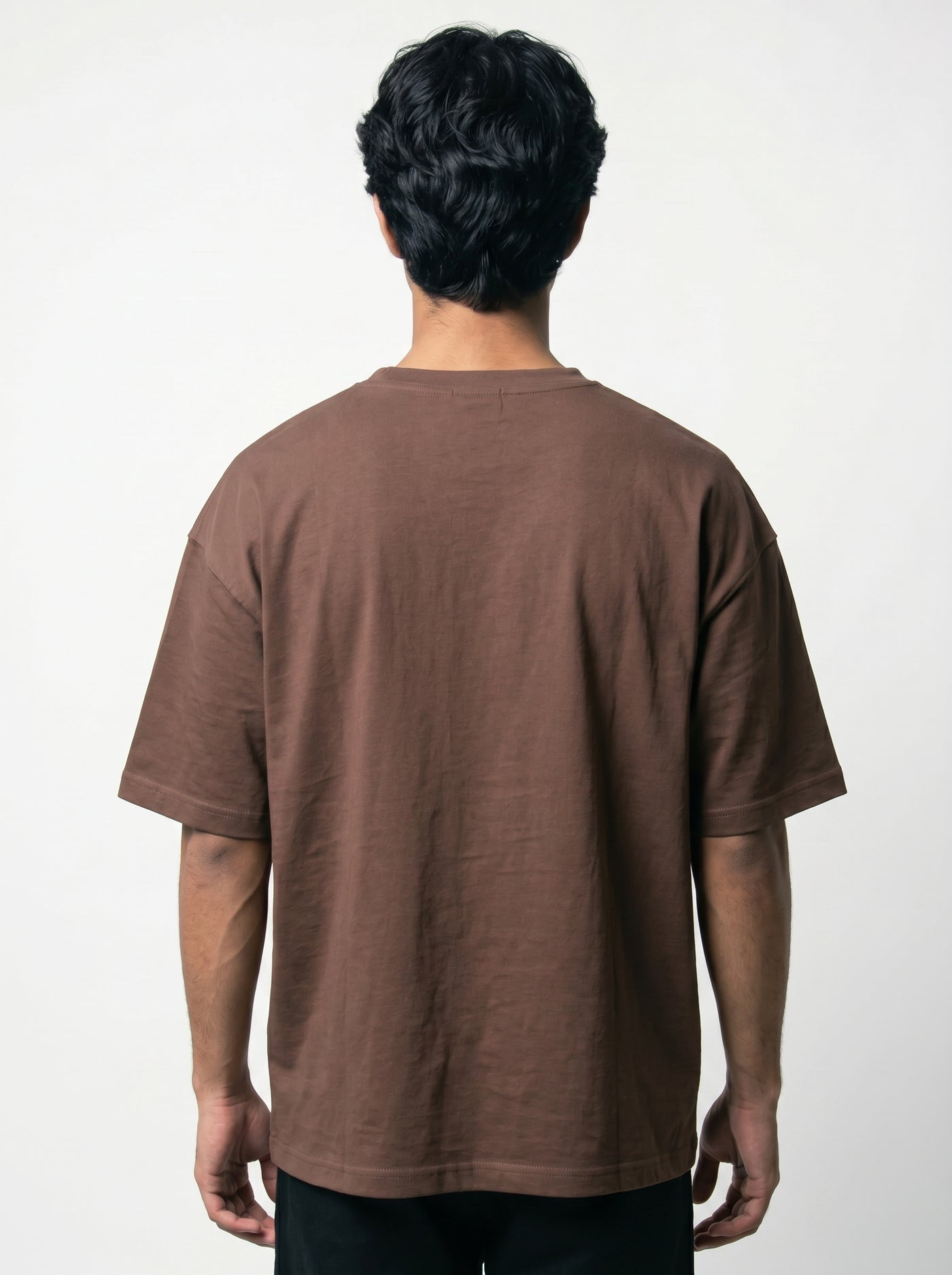 CARLINA BROWN OVERSIZED TEE