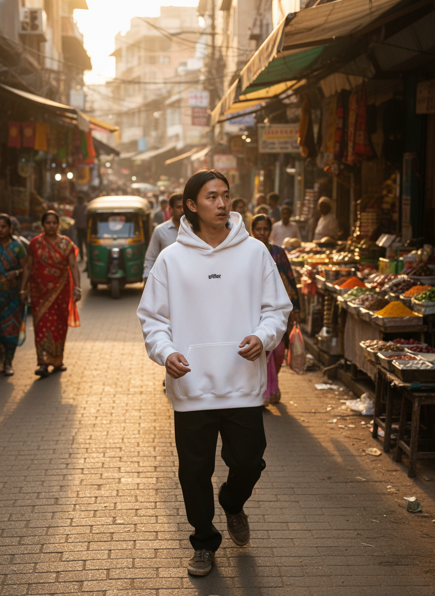 Hermeburr P Noise Hoodie