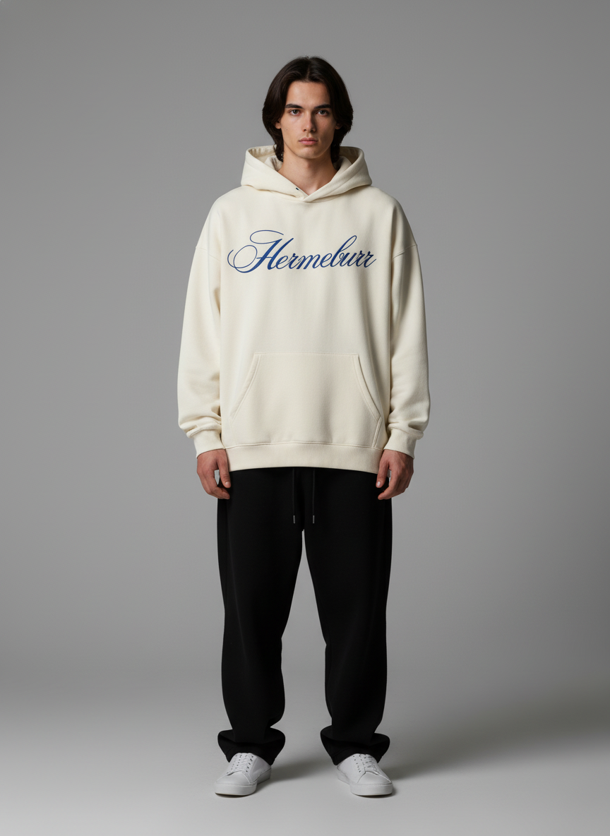 True Delhi Hermeburr Hoodie - Cream