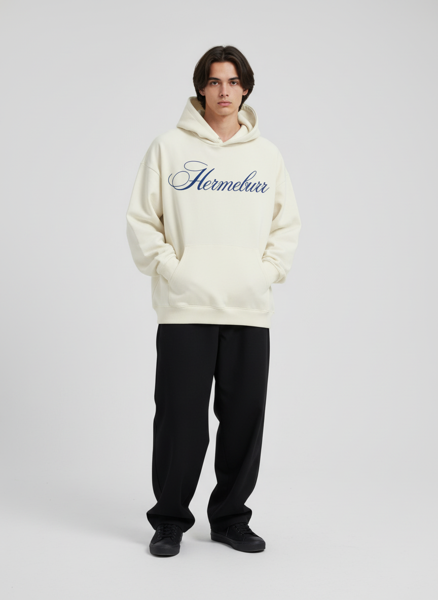True Delhi Hermeburr Hoodie - Cream