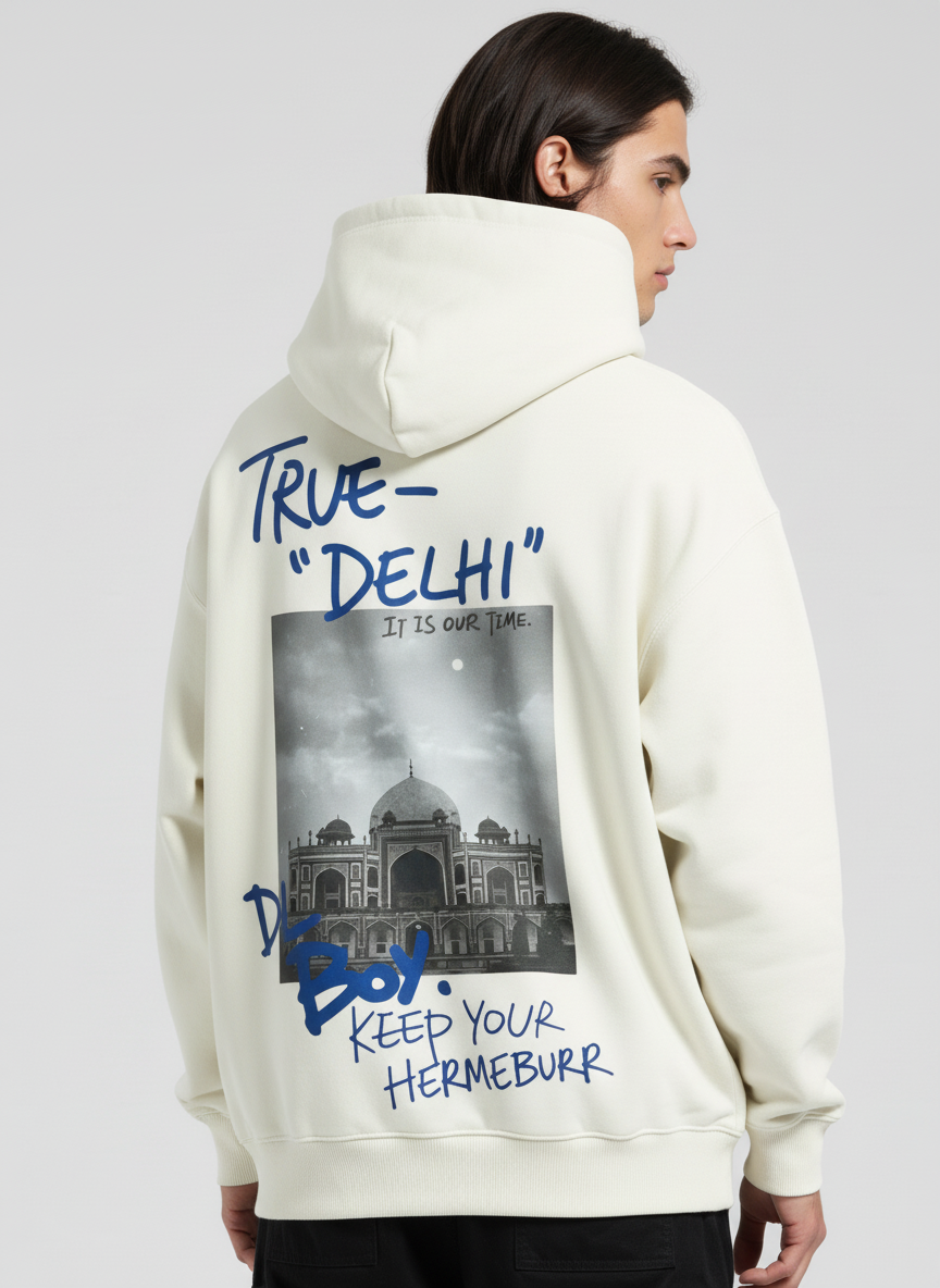 True Delhi Hermeburr Hoodie - Cream